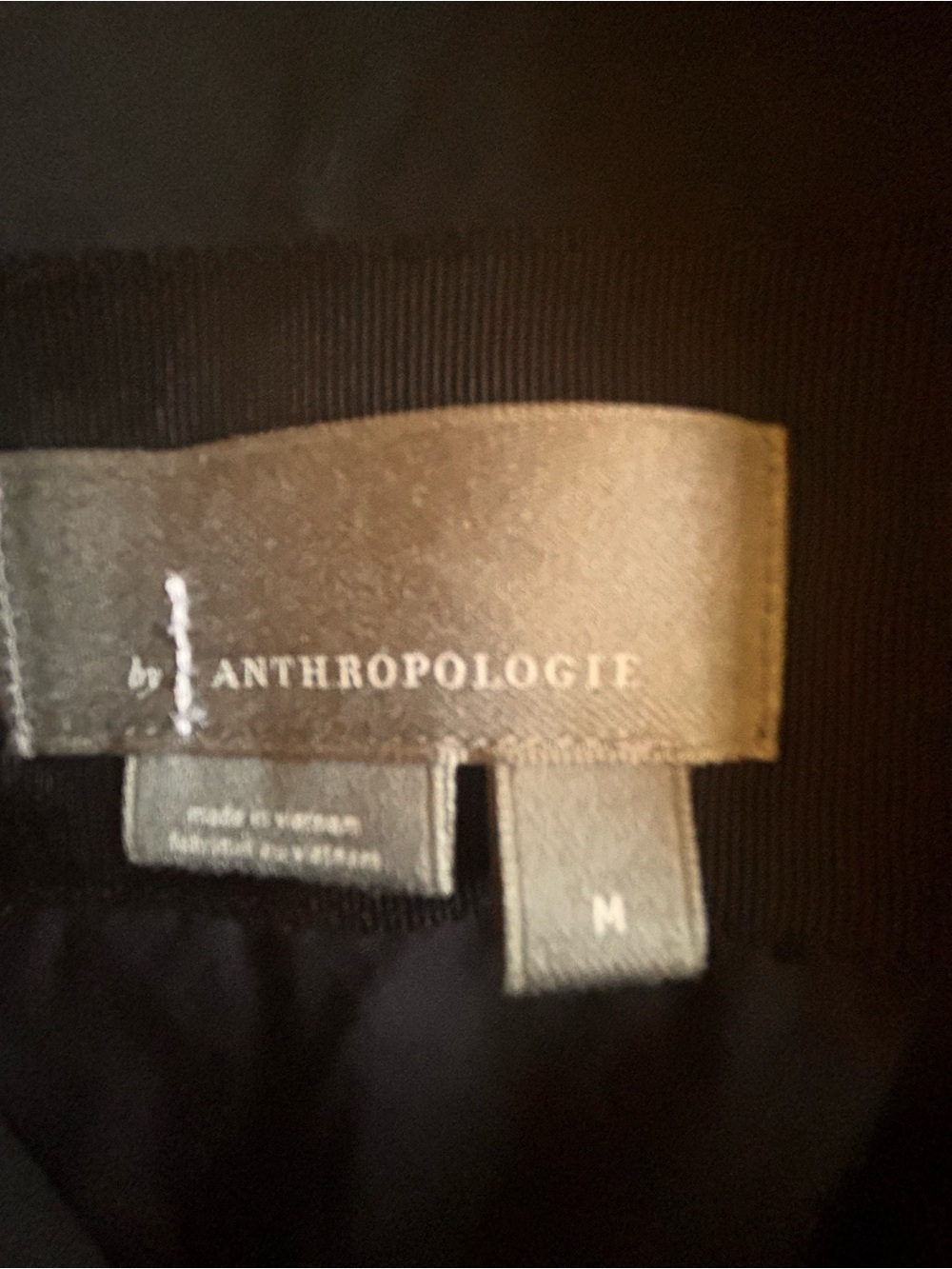 Anthropologie Black Sleeveless Military-Style Midi Dress - Picture 3 of 6